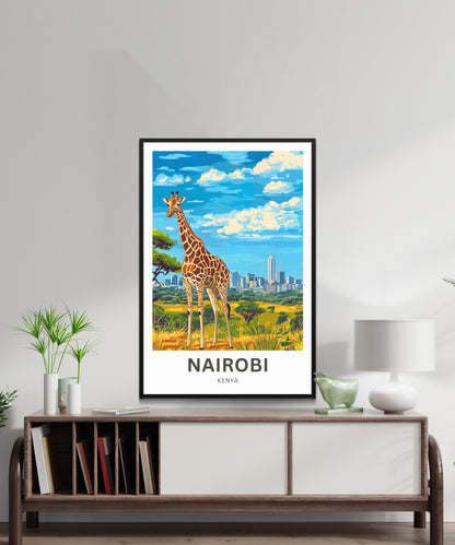 Nairobi Travel Poster - Kenya
