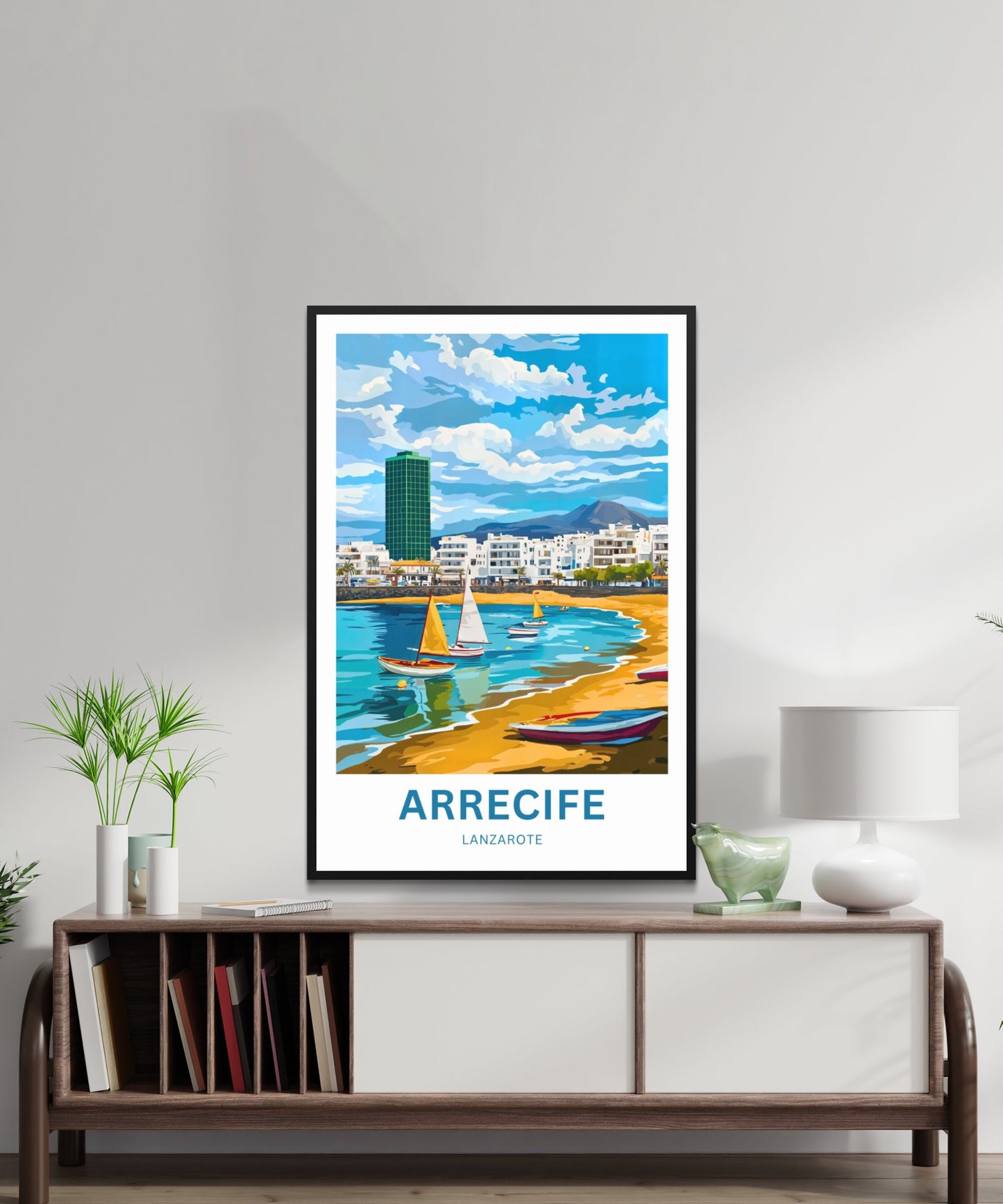 Arrecife Travel Poster- Lanzarote’s Urban Oasis