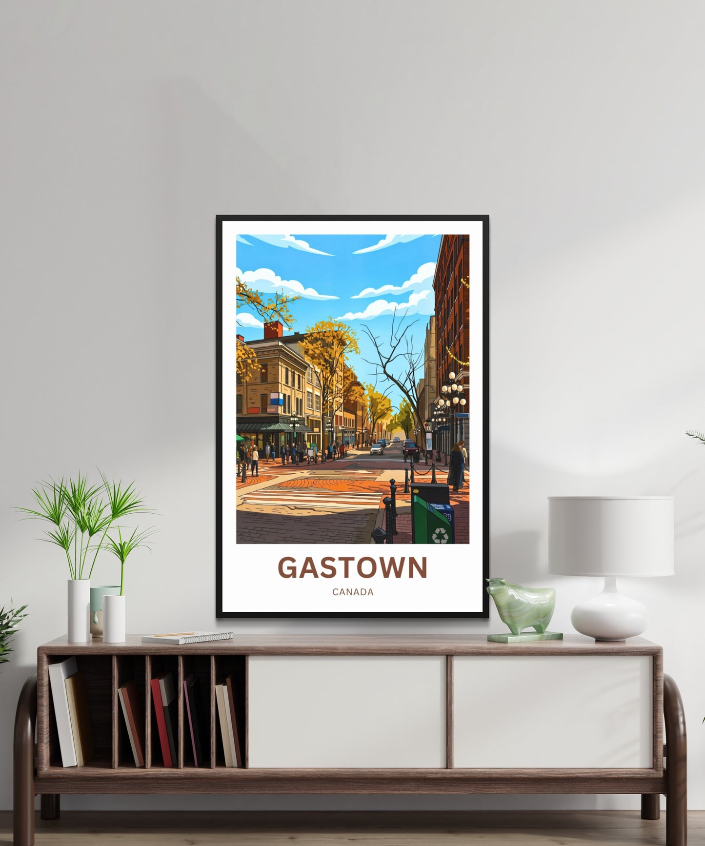 Gastown Travel Poster - Urban Charm