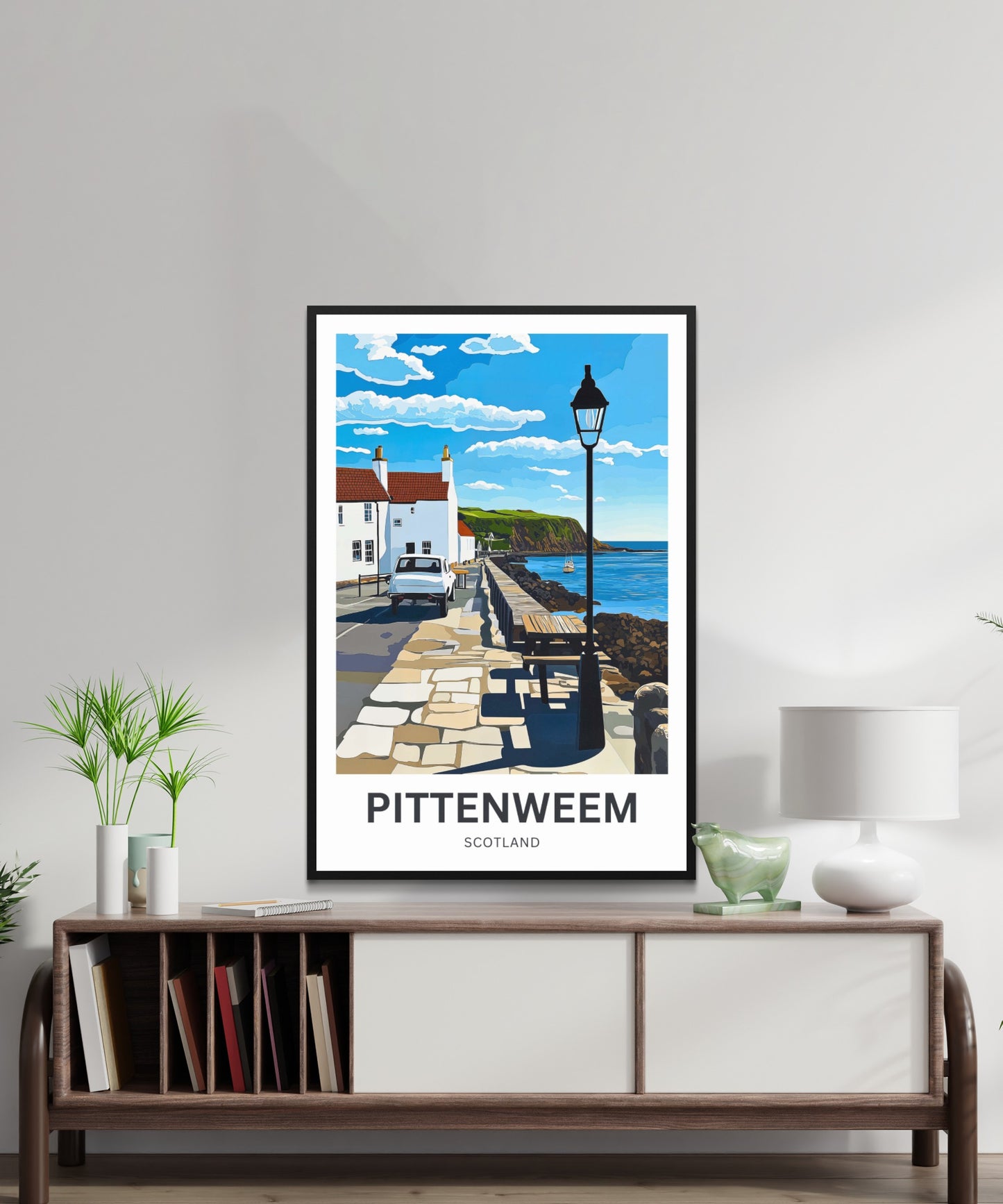Pittenweem Travel Poster - Coastal Life