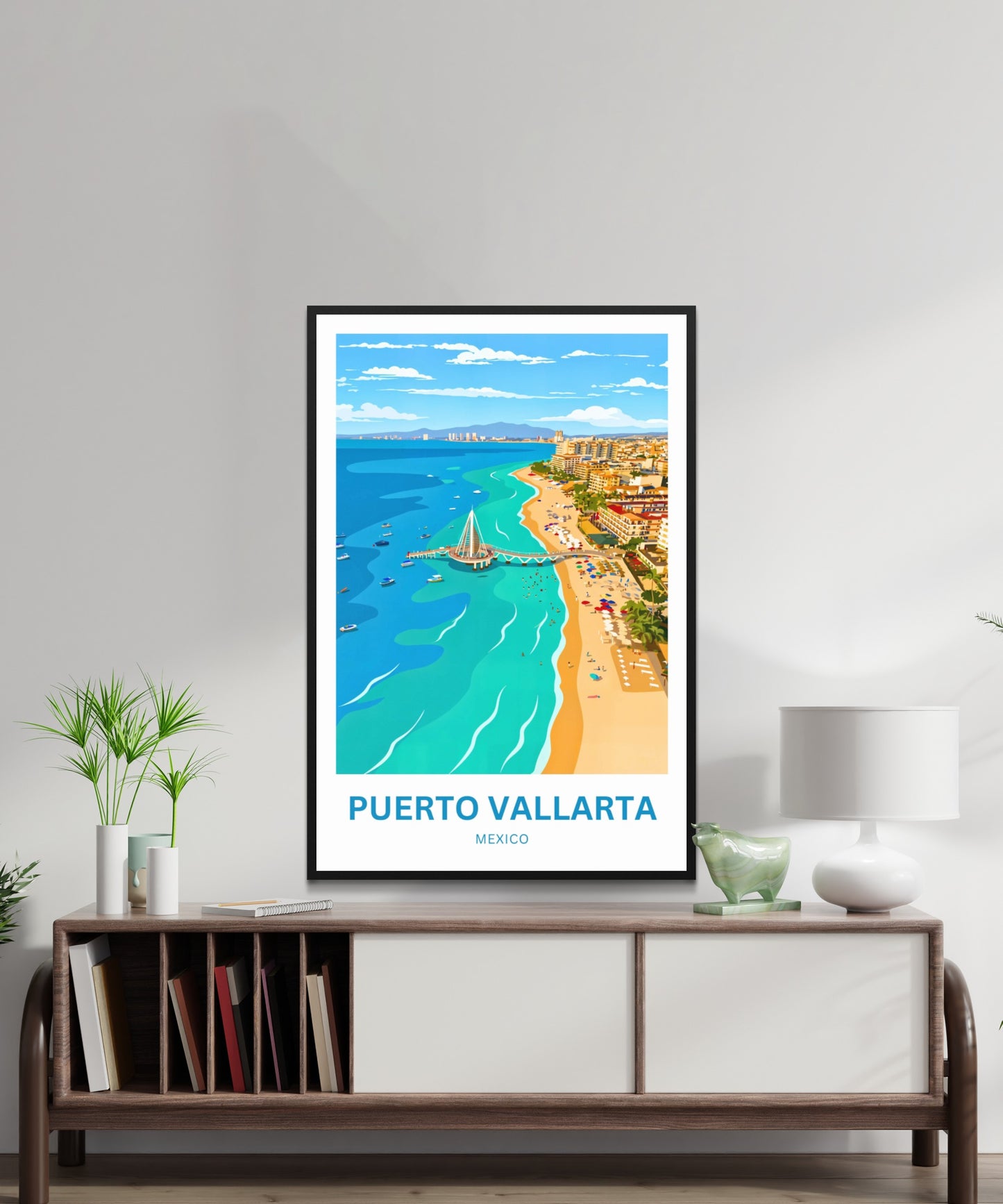 Puerto Vallarta  Travel Poster - Mexico