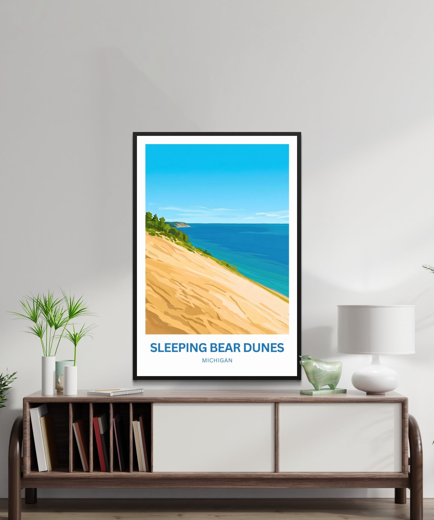 Sleeping Bear Dunes Travel Poster