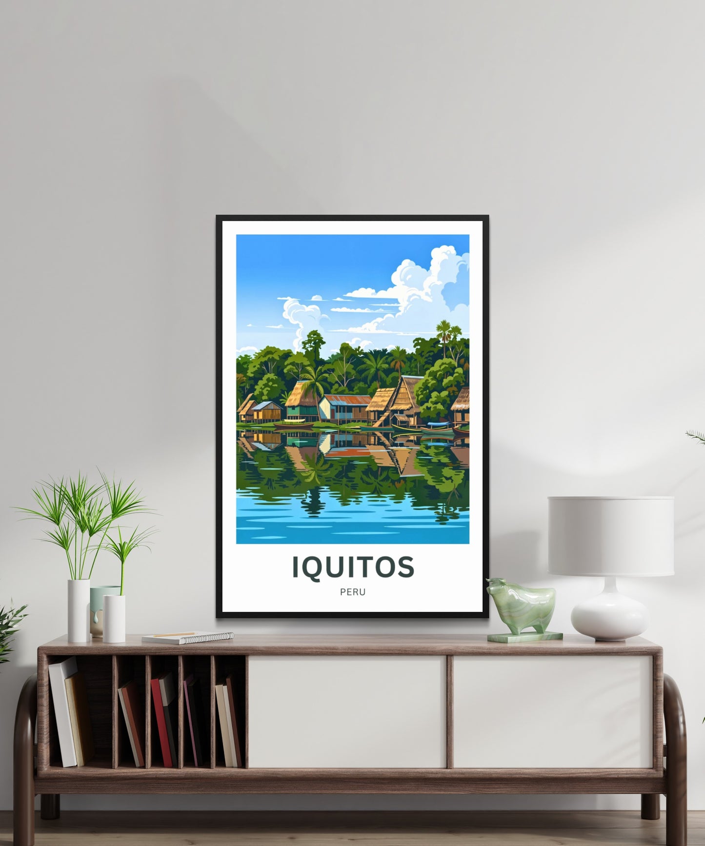 Iquitos Travel Poster - Gateway to the Amazon