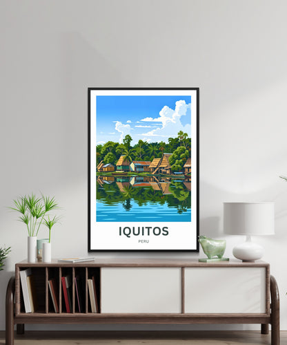 Iquitos Travel Poster - Gateway to the Amazon