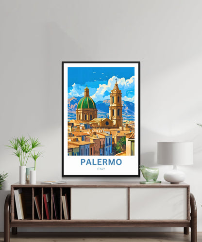 Palermo Travel Poster- Sicily