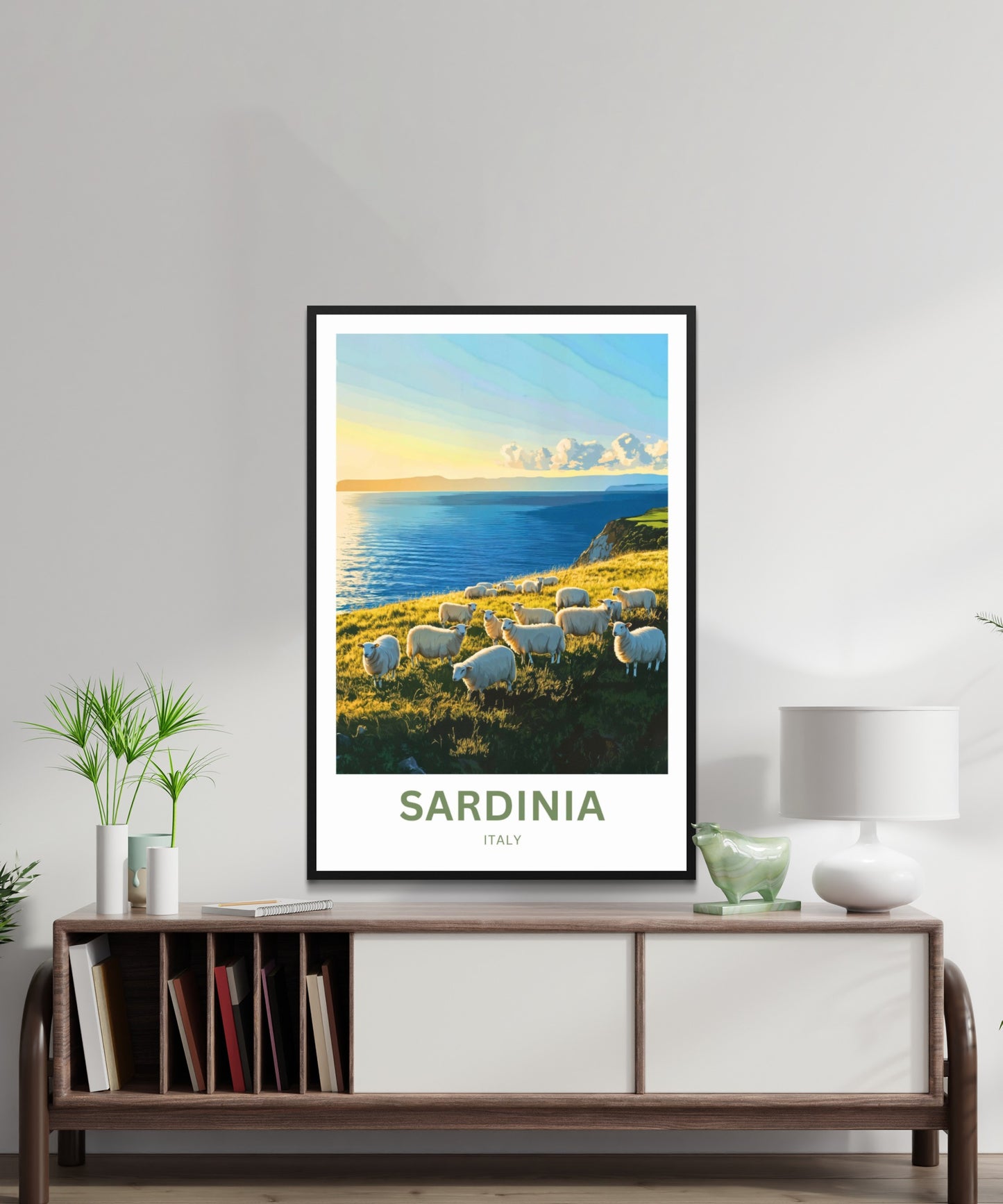 Sardinia Travel Poster - Under the Sardinian Sun