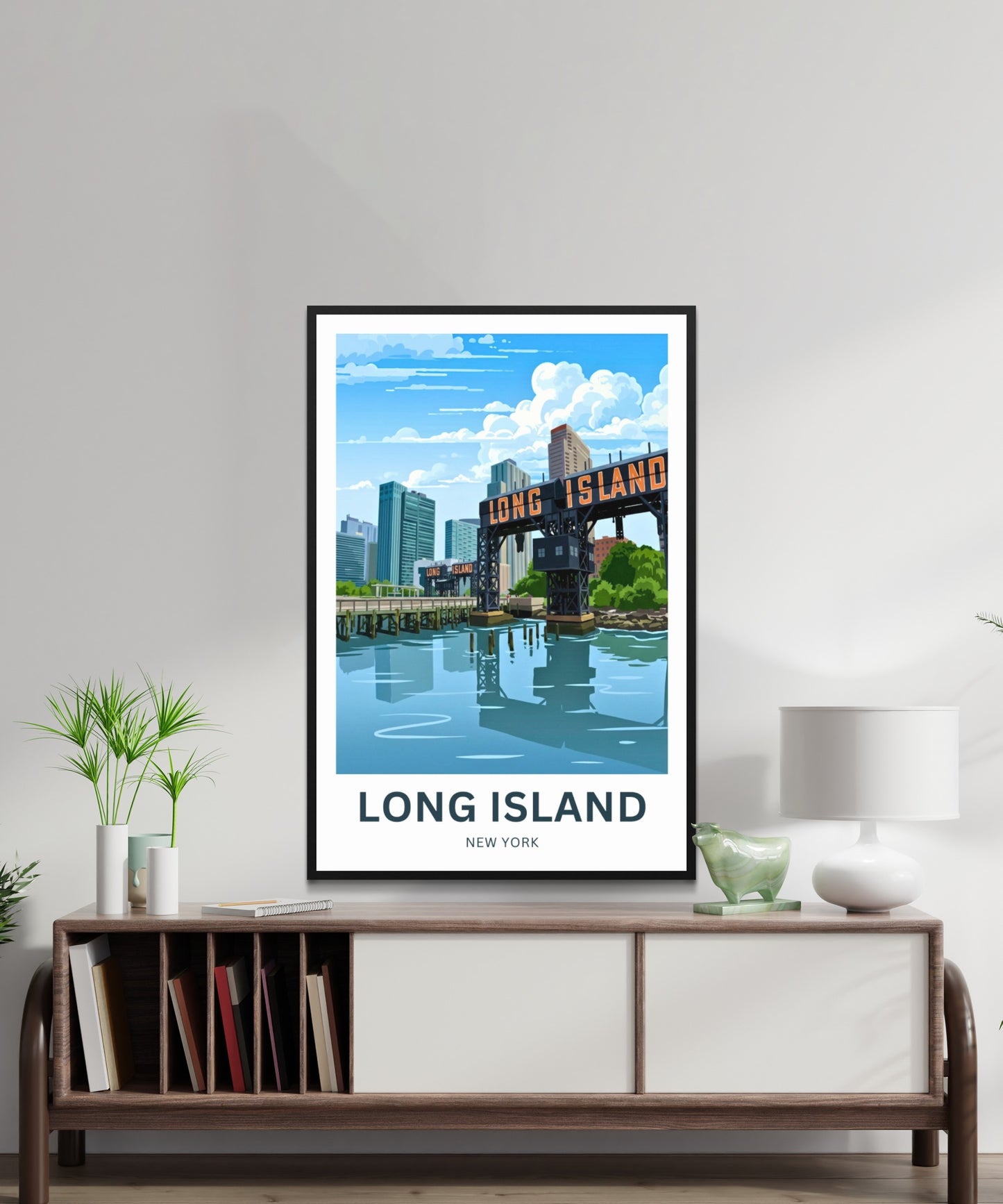 Long Island Travel Poster -  Oceanfront