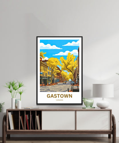 Gastown Travel Poster - Timeless Street