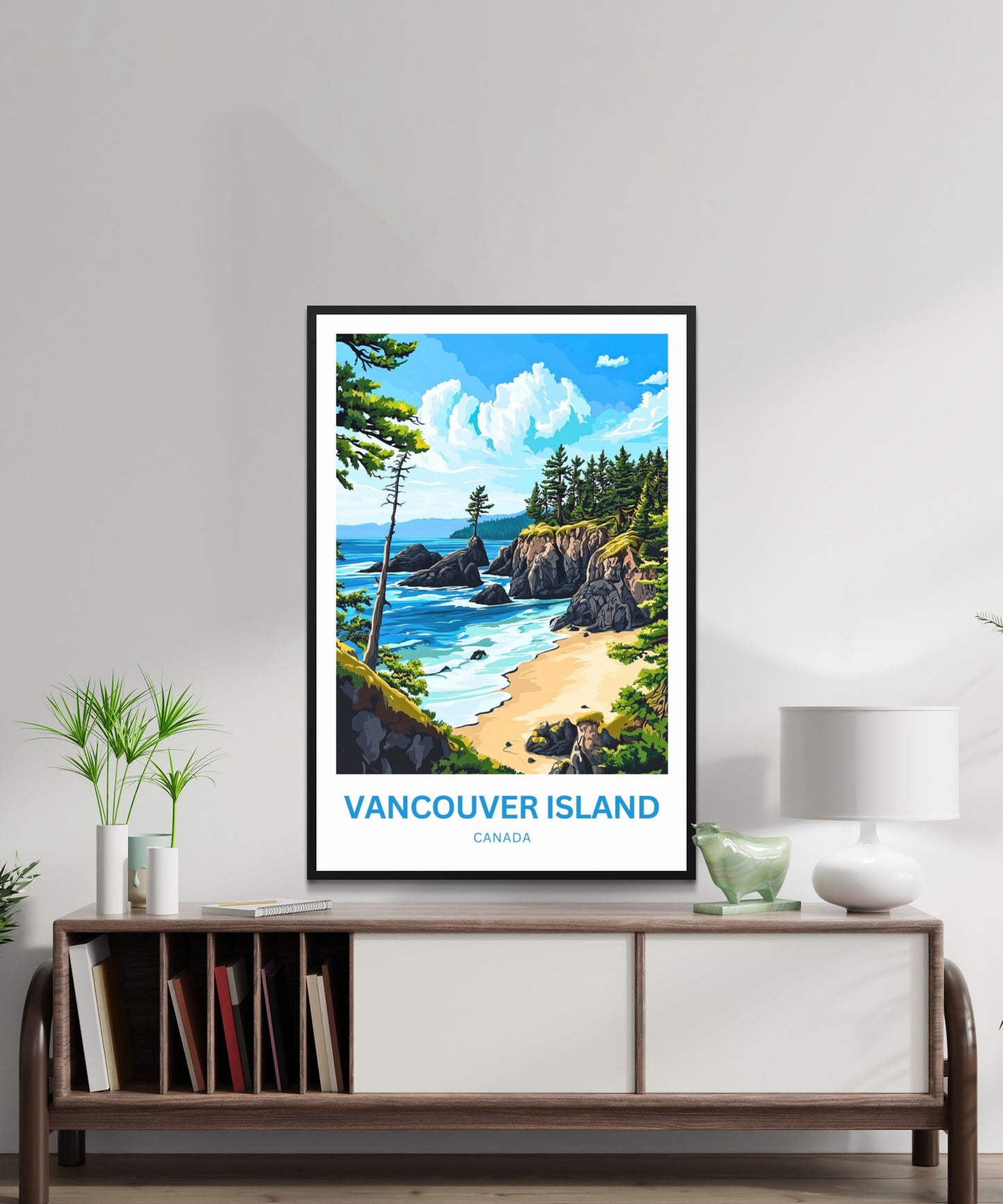 Vancouver Island Travel Poster - Where the Wild Still Lives