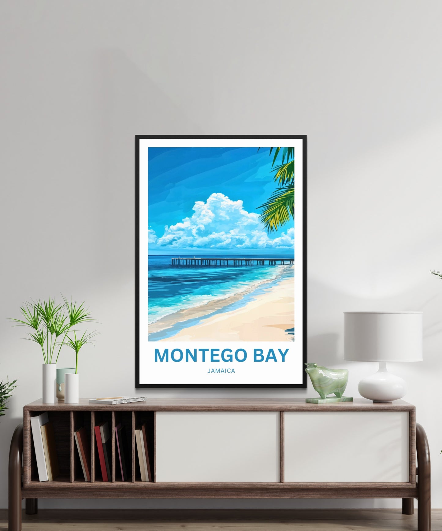 Montego Bay Travel Poster - Escape to the Caribbean