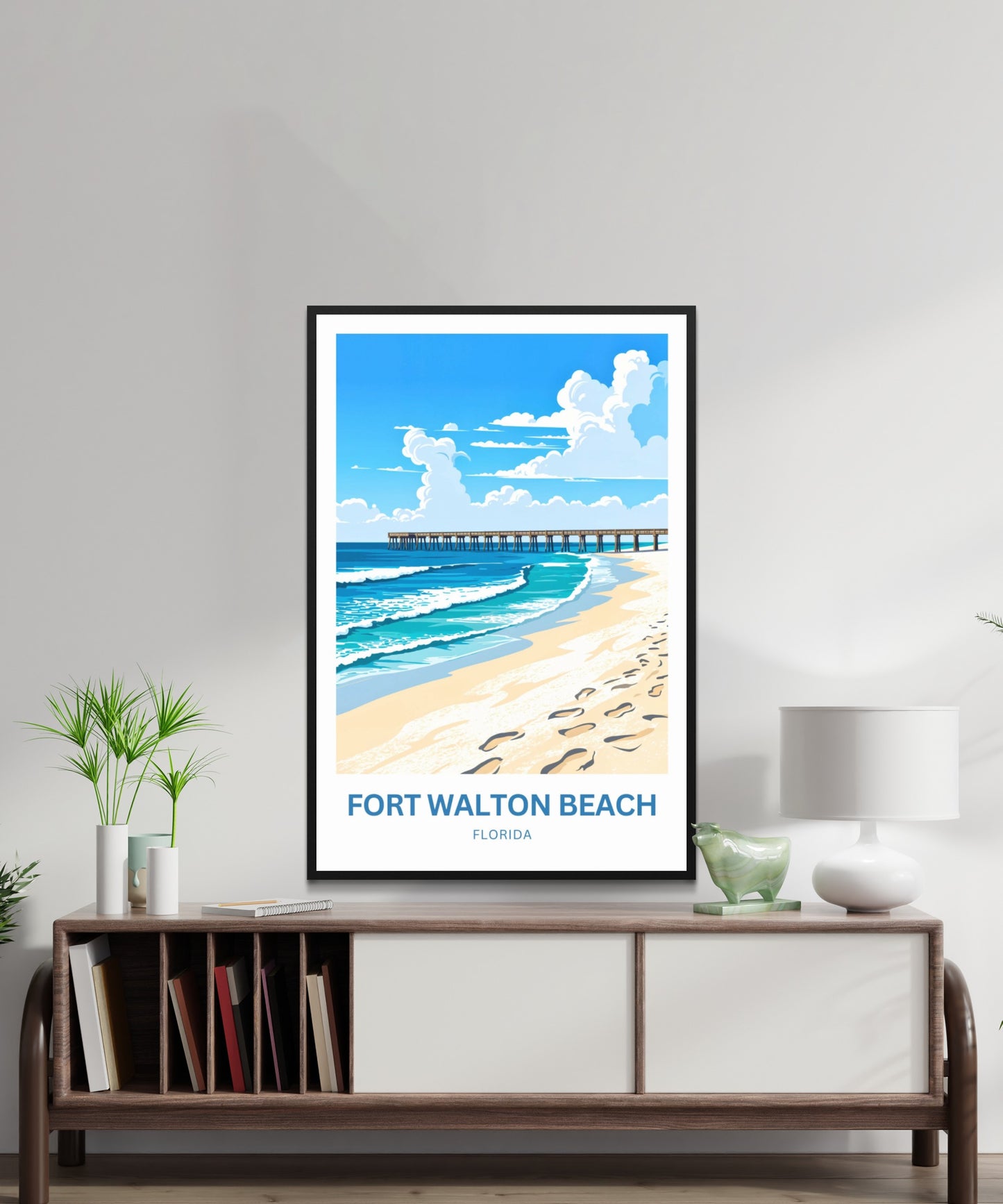 Fort Walton Beach Travel Poster - Escapes