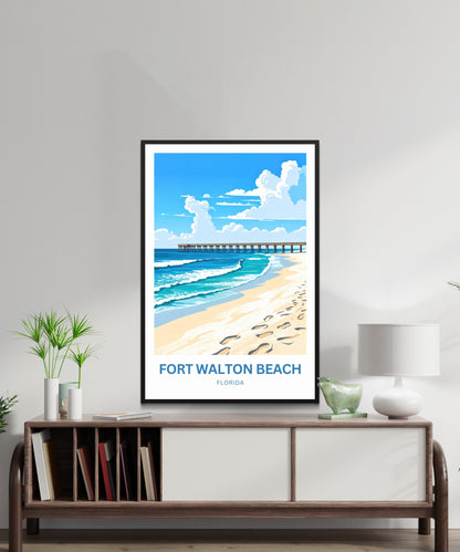 Fort Walton Beach Travel Poster - Escapes