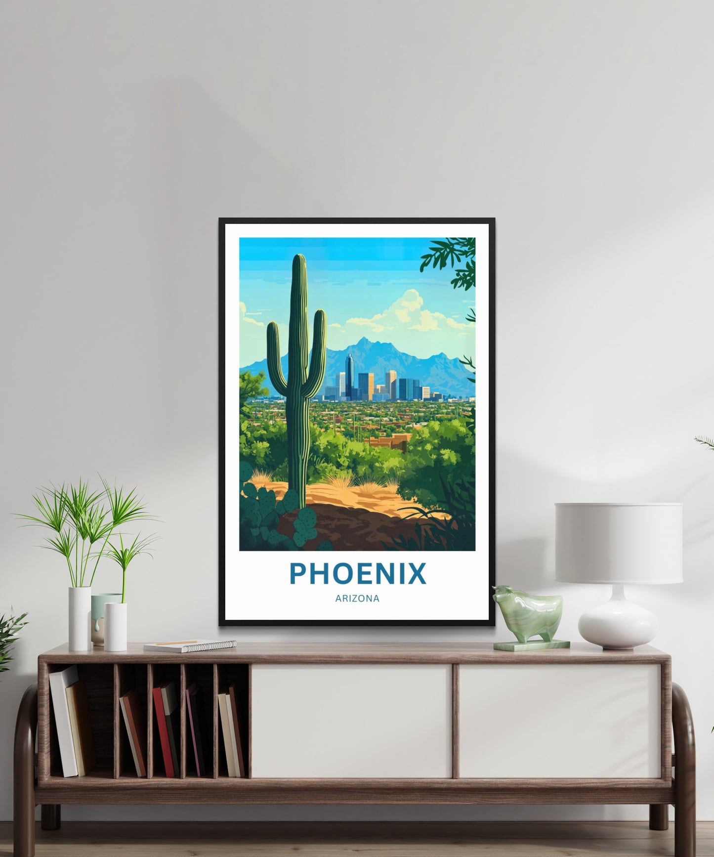 Phoenix Travel Poster - Where Desert Meets City
