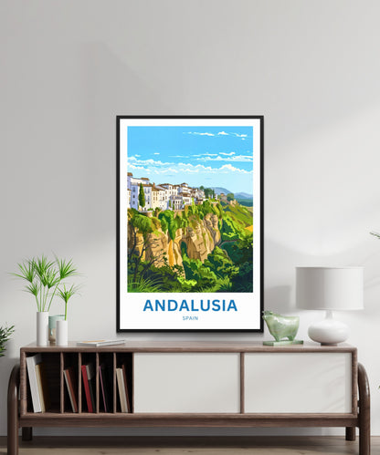 Andalusia Travel Poster - White Villages