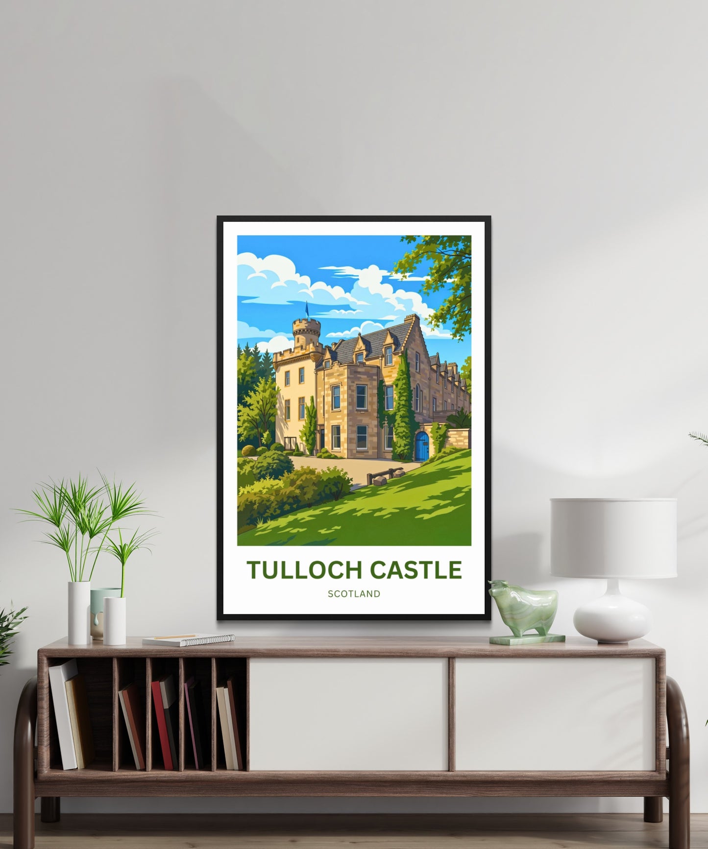 Tulloch Castle Travel Poster - Dingwall
