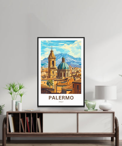 Palermo Travel Poster- Where Cultures Converge