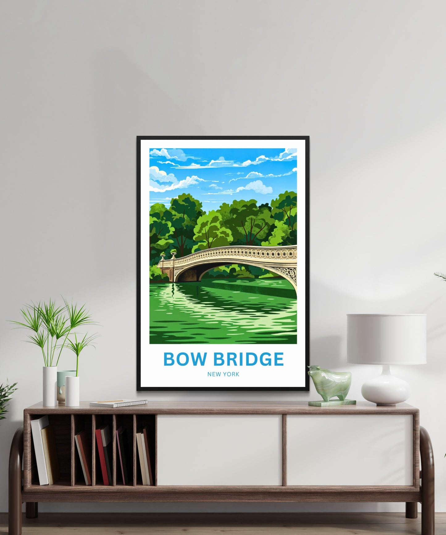 Bow Bridge  Travel Poster - New York