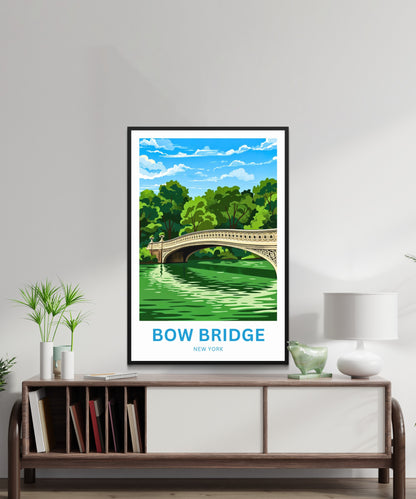 Bow Bridge  Travel Poster - New York