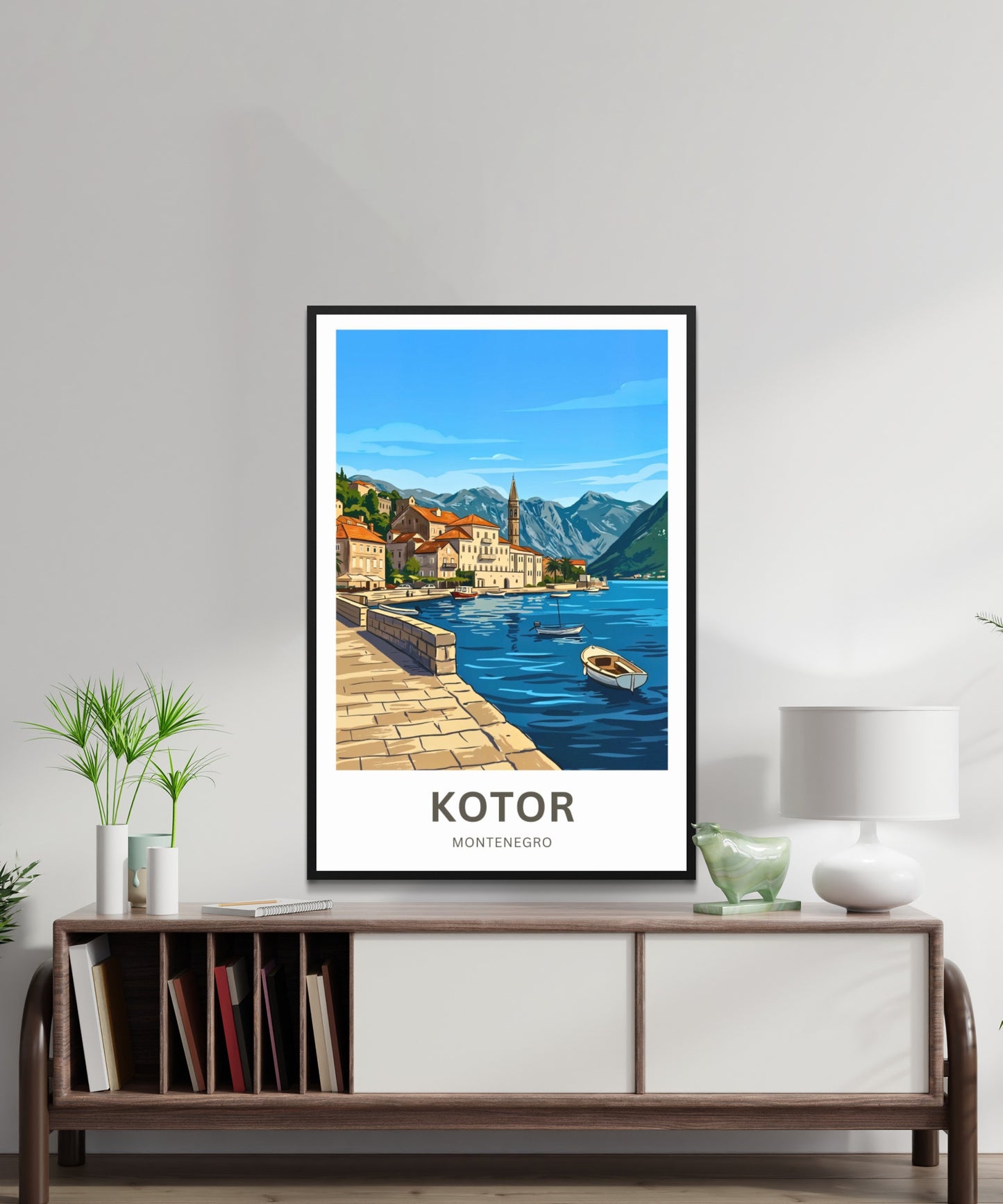 Kotor Travel Poster -   Montenegro by the water