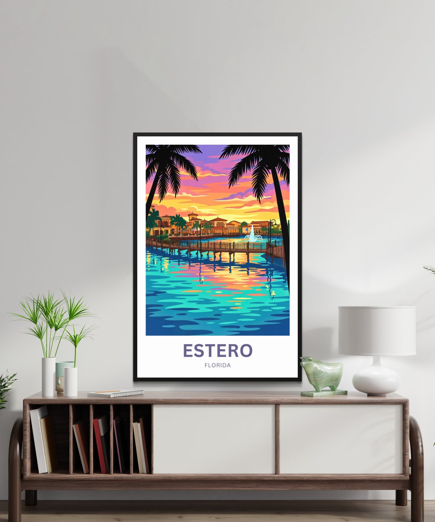 Estero Travel Poster - Coastal Living