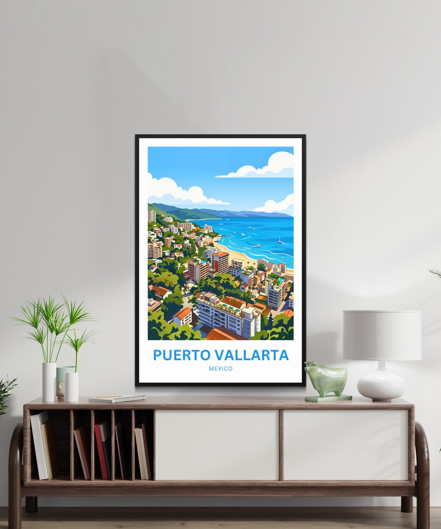 Puerto Vallarta  Travel Poster - Pacific Jewel