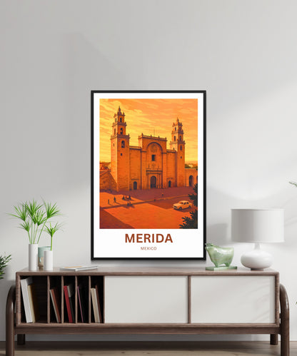 Mérida Travel Poster -  Soul of the Yucatán
