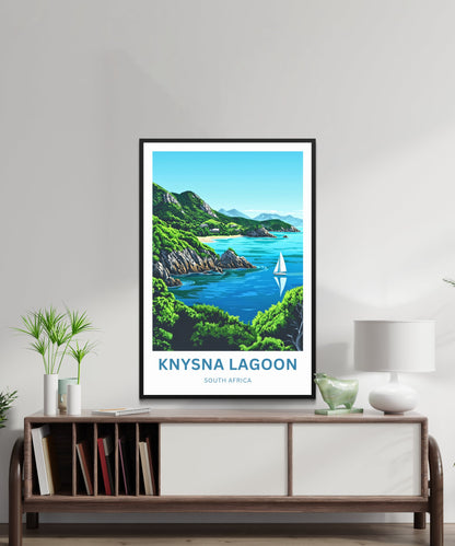 Knysna Lagoon Travel Poster