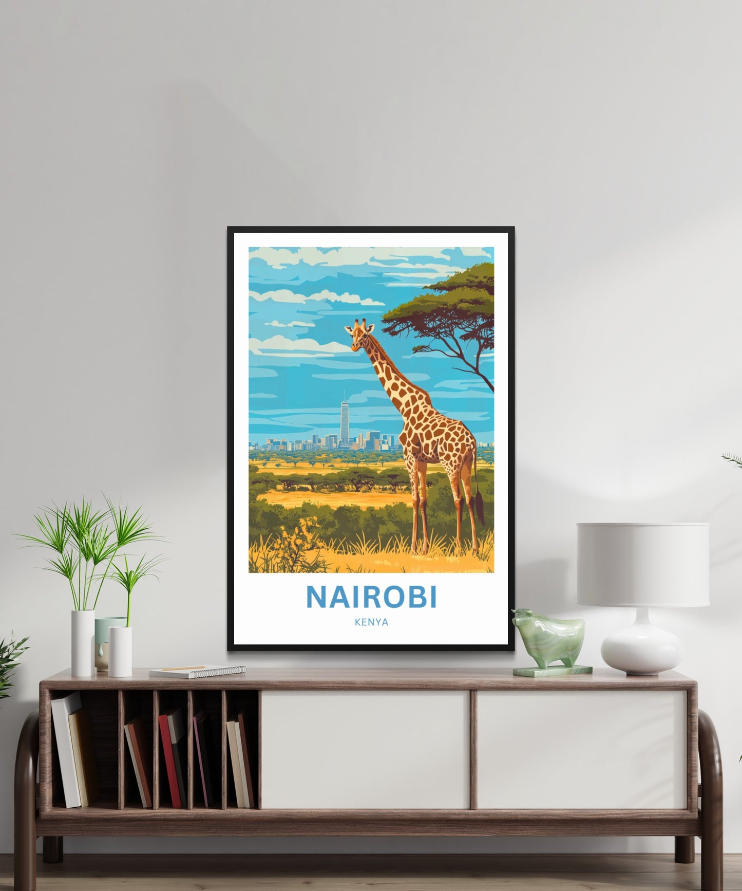 Nairobi Travel Poster - Africa's Wild Capital