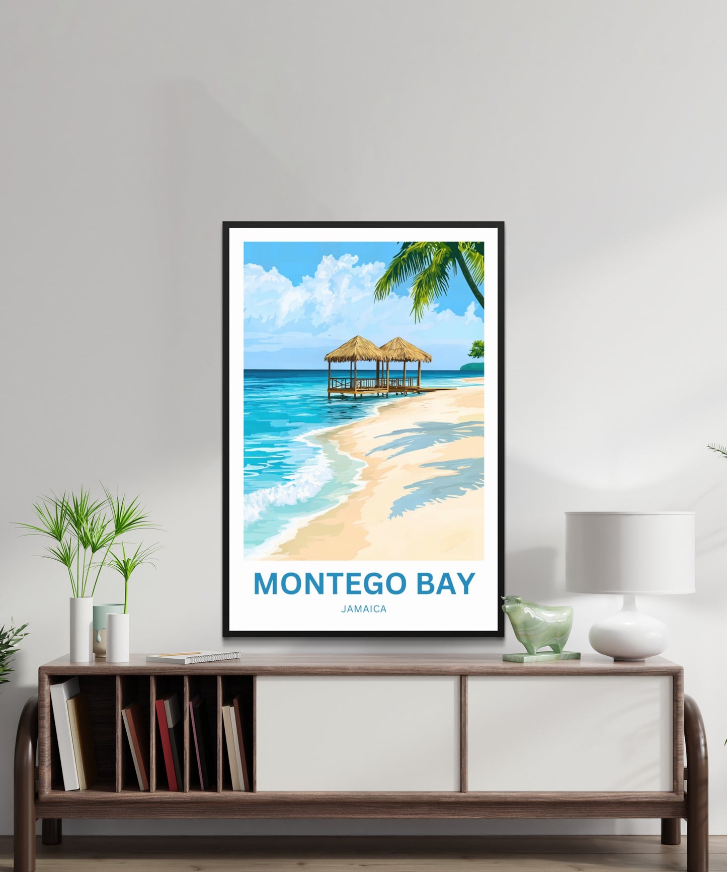 Montego Bay Travel Poster - Breathtaking and Relaxing Beach