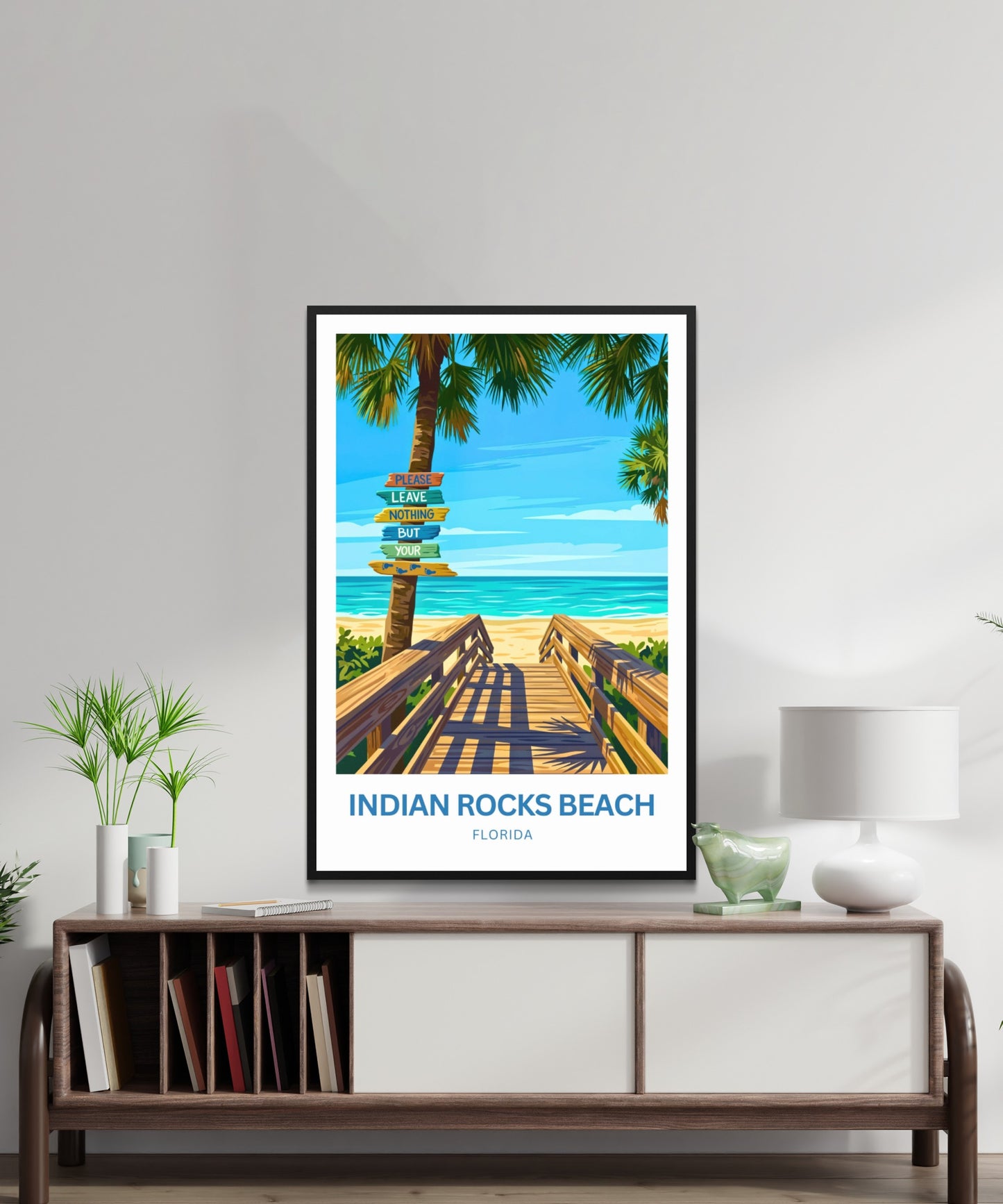 Indian Rocks Beach, Florida Travel Poster - Paradise