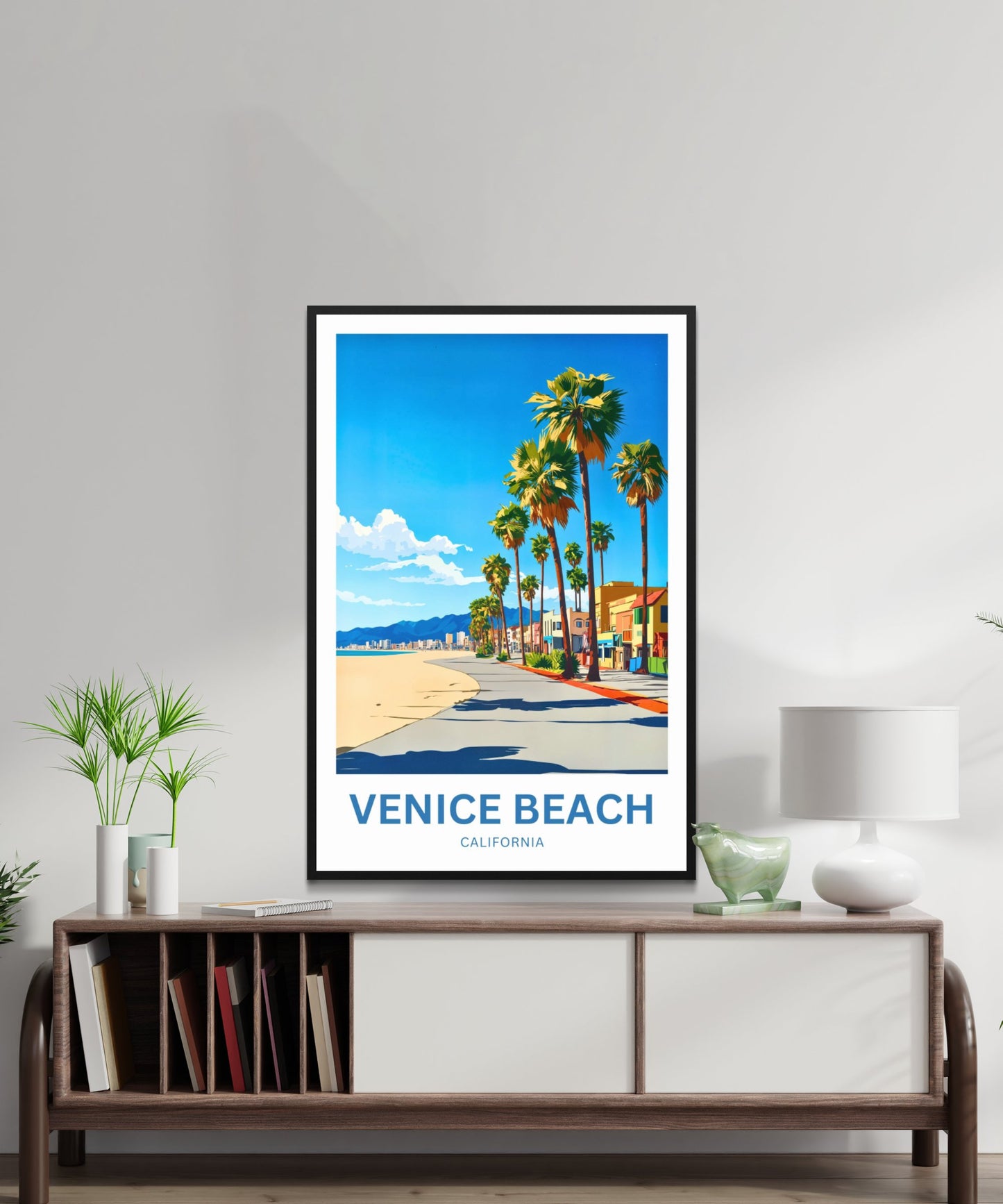 Venice Beach Travel Poster