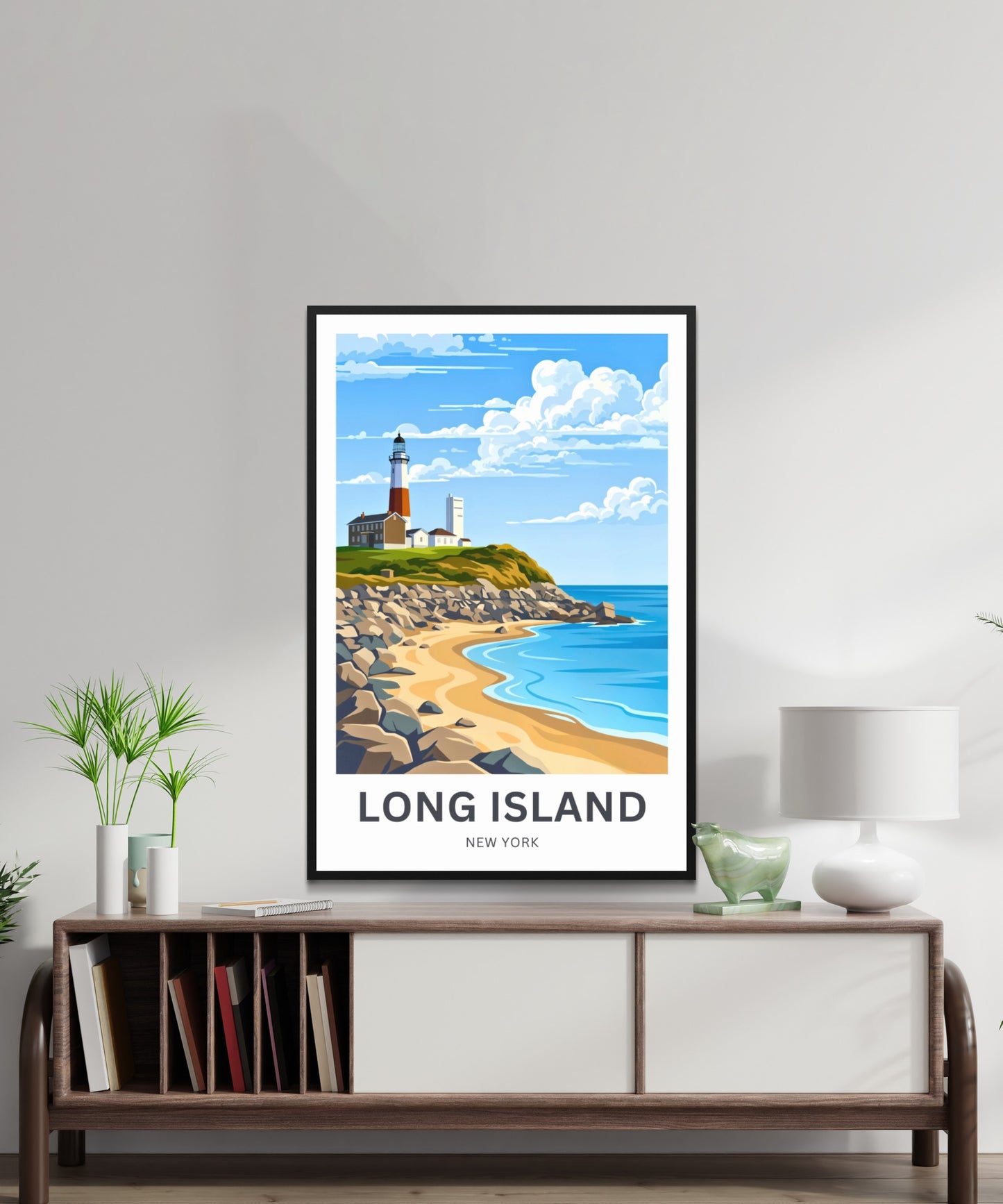 Long Island Travel Poster -  Light House