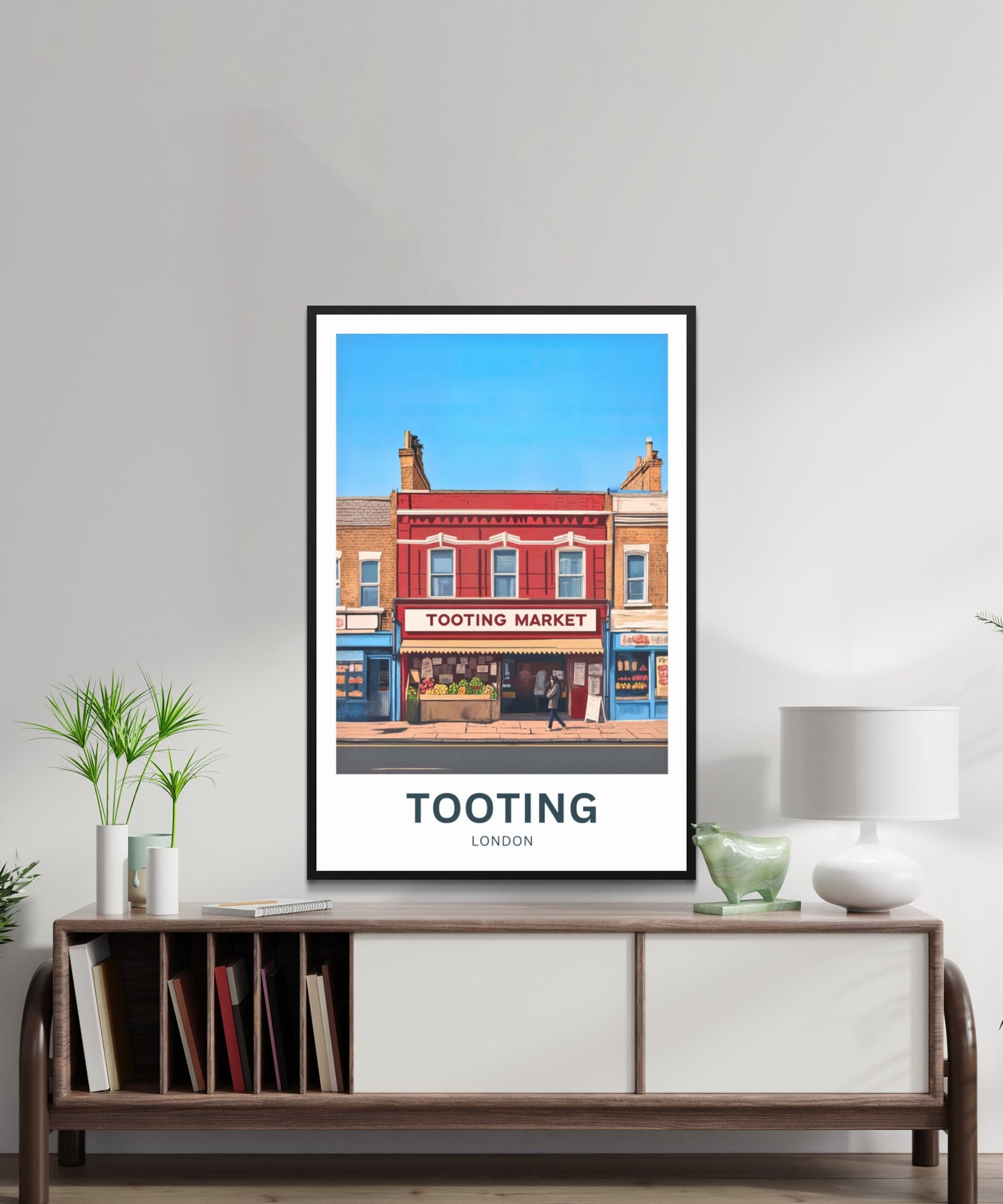 Tooting Travel Poster - Iconic Market in South London
