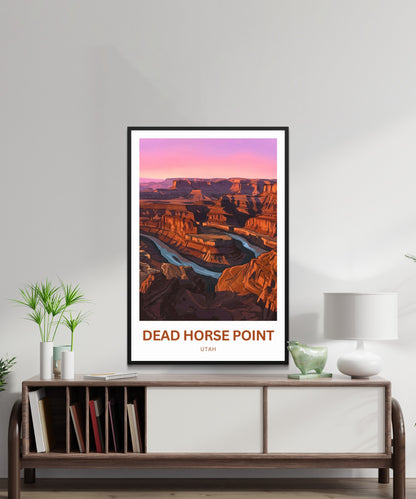 Dead Horse Point Travel Poster - State Park Utah