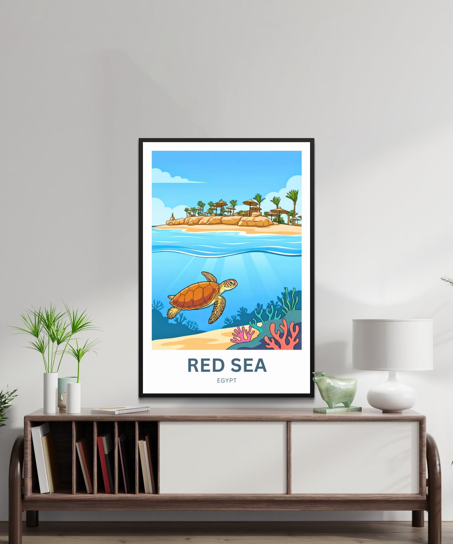 Red Sea Travel Poster - Egypt
