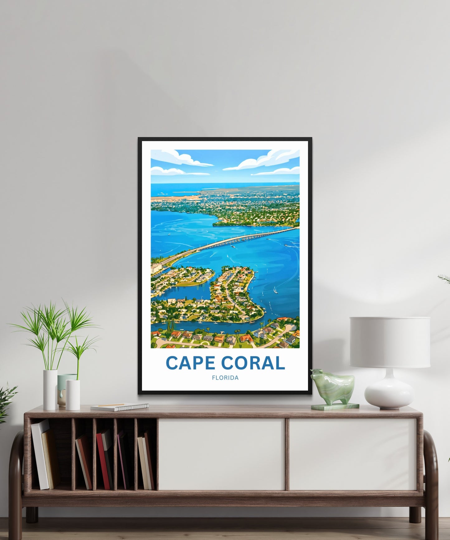 Cape Coral, Florida Travel Poster - Gateway