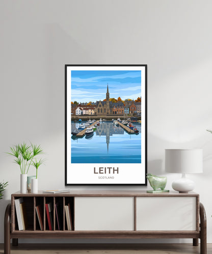 Leith, Scotland Travel Poster