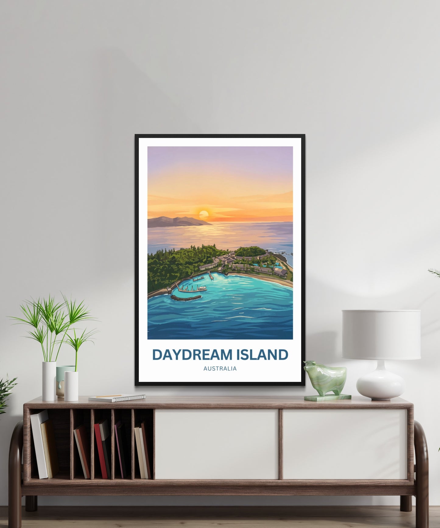Daydream Island Travel Poster - Island Calmness