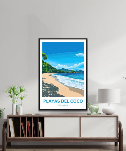 Playas del Coco Travel Poster  - Costa Rica