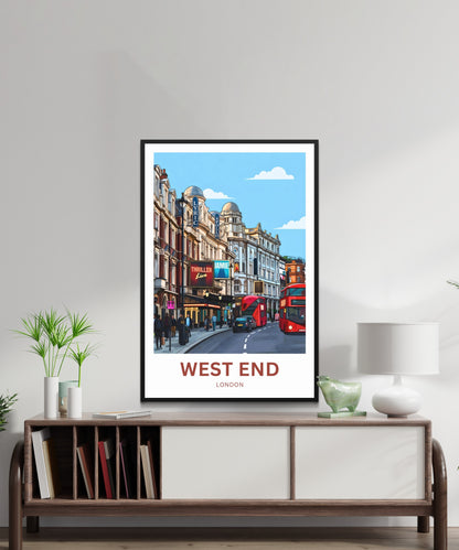 West End Travel Poster - London Magic