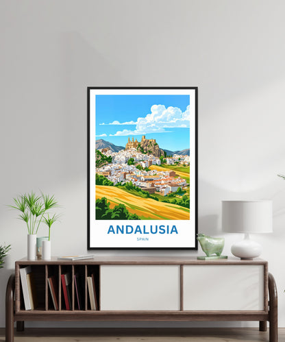Andalusia Travel Poster - Sunlit South