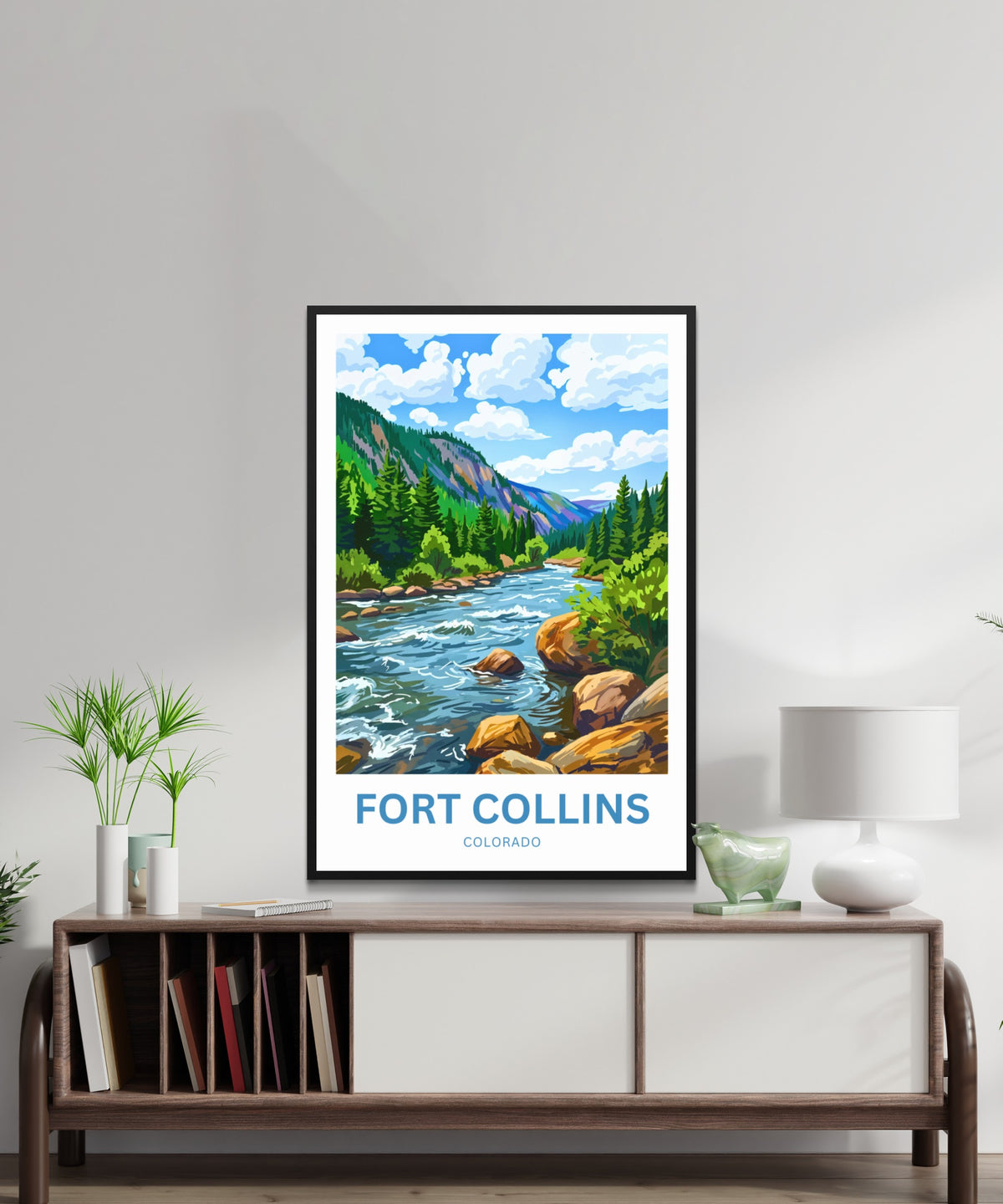 Fort Collins Travel Poster