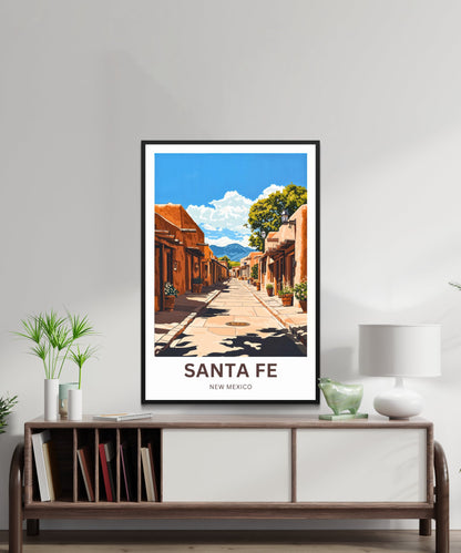 Santa Fe Travel Poster