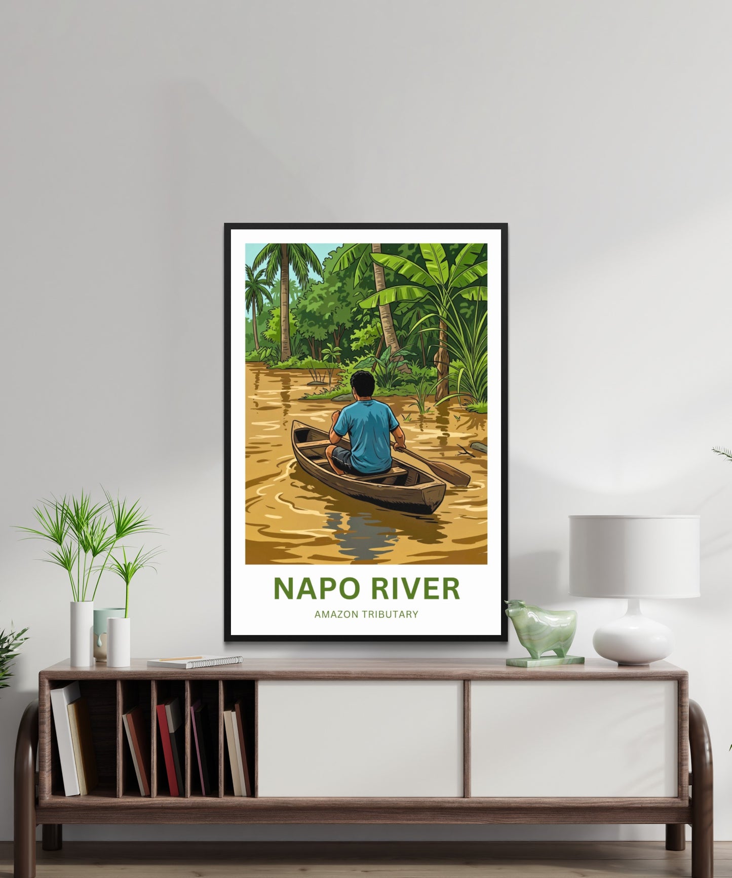 Napo River Travel Poster - Wildlife