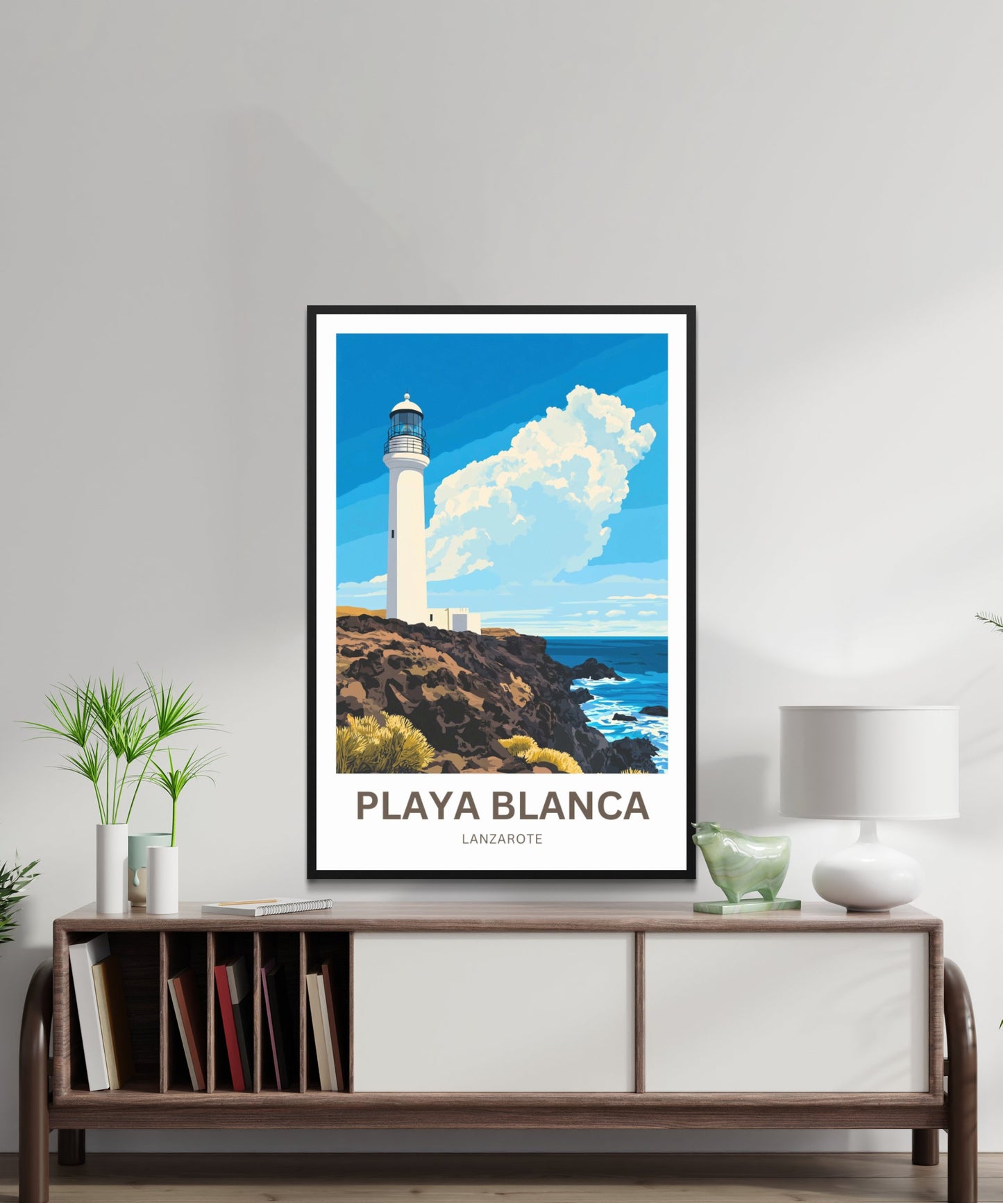 Playa Blanca Travel Poster- Lanzarote