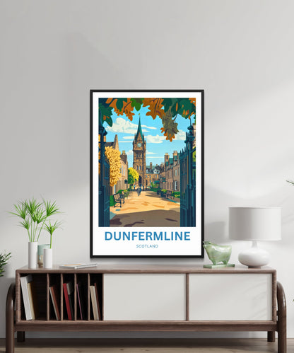 Dunfermline Travel Poster- Scotland’s Ancient Capital
