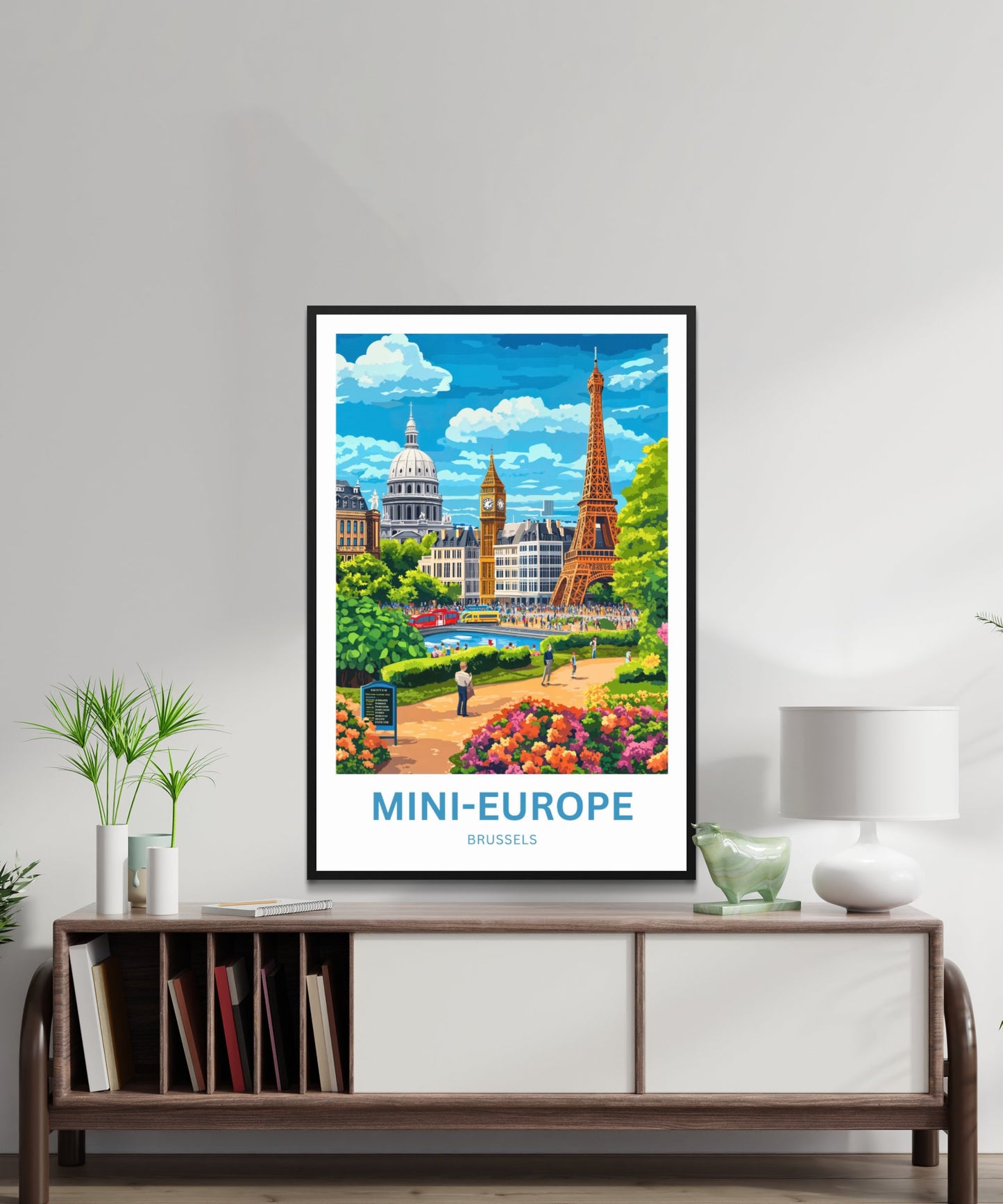 Mini-Europe Travel Poster- Brussels