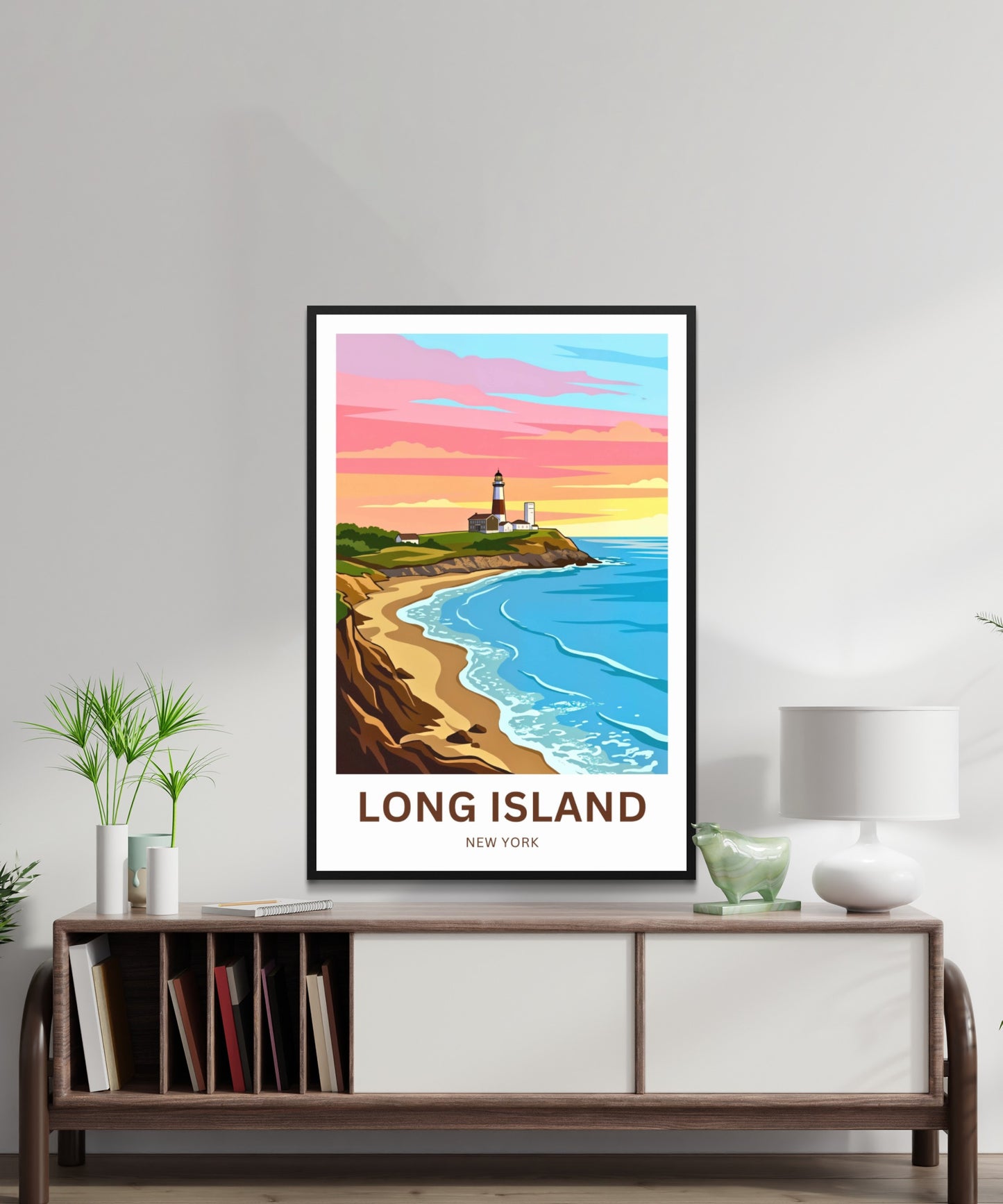 Long Island Travel Poster -  Montauk by the Sea