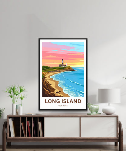 Long Island Travel Poster -  Montauk by the Sea