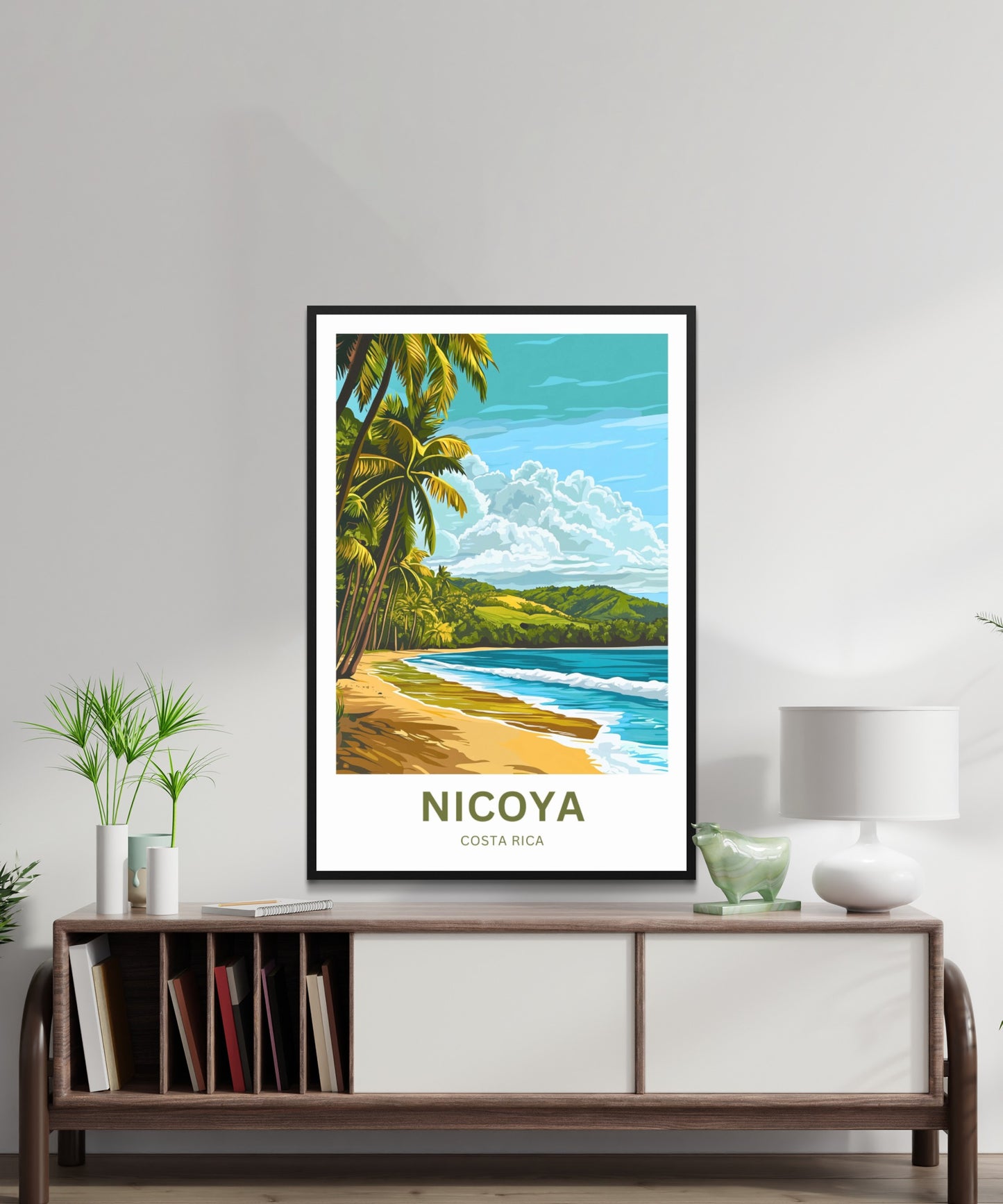 Nicoya Peninsula Travel Poster  - Captivating Beach Serenity